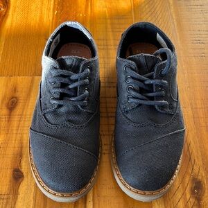 Toms Youth Brogue Twill Dress Lace-Up